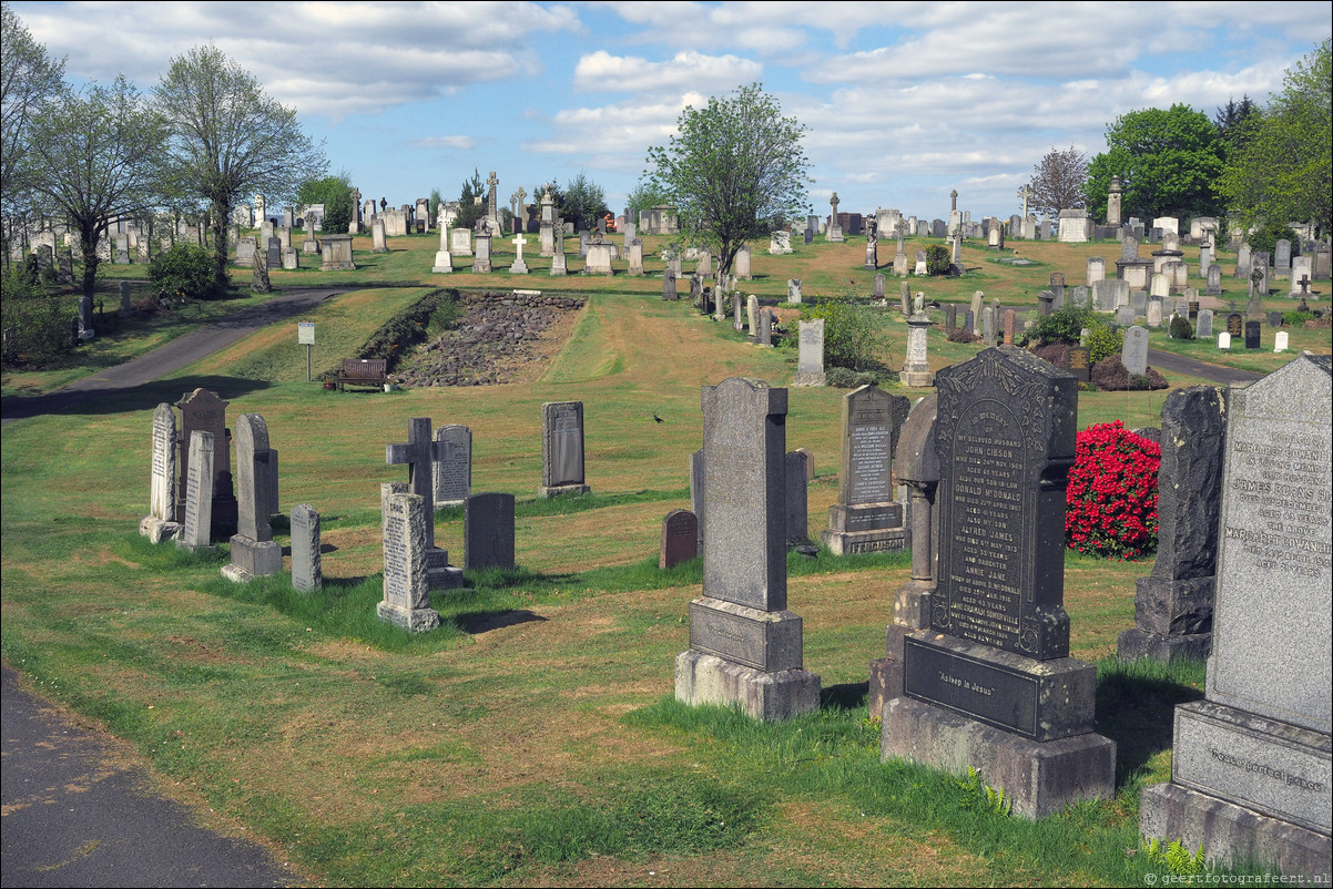 wandeling langs de Muur van Antoninus Schotland Bowling Station - Bearsden